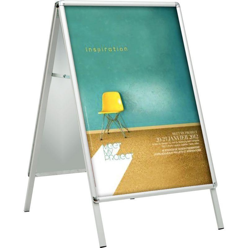 Image de  Chevalet de trottoir en aluminium 841x1189mm 