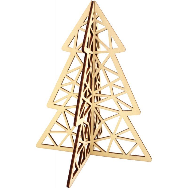 Image de  Sapin origami en bois à assembler 