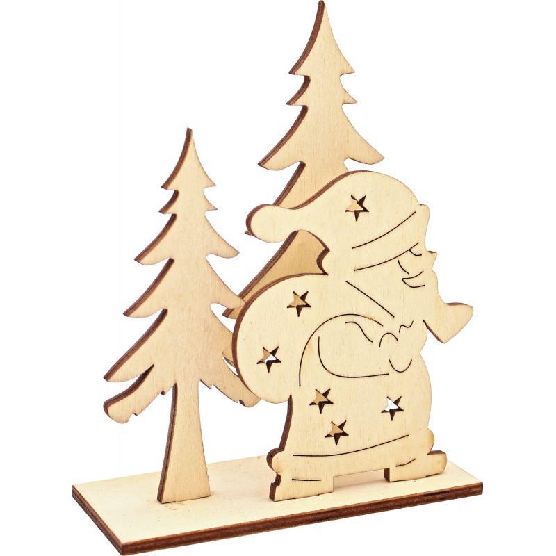Image de  Scène de Noël en bois à assembler 