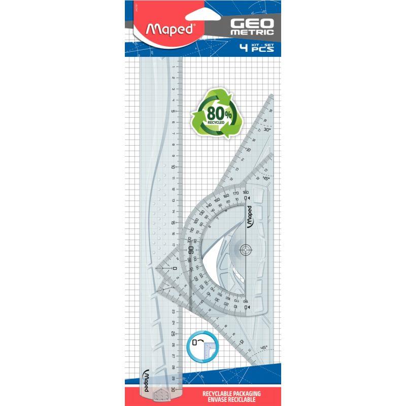 Image de  Set de 4 articles de traçage recyclé 