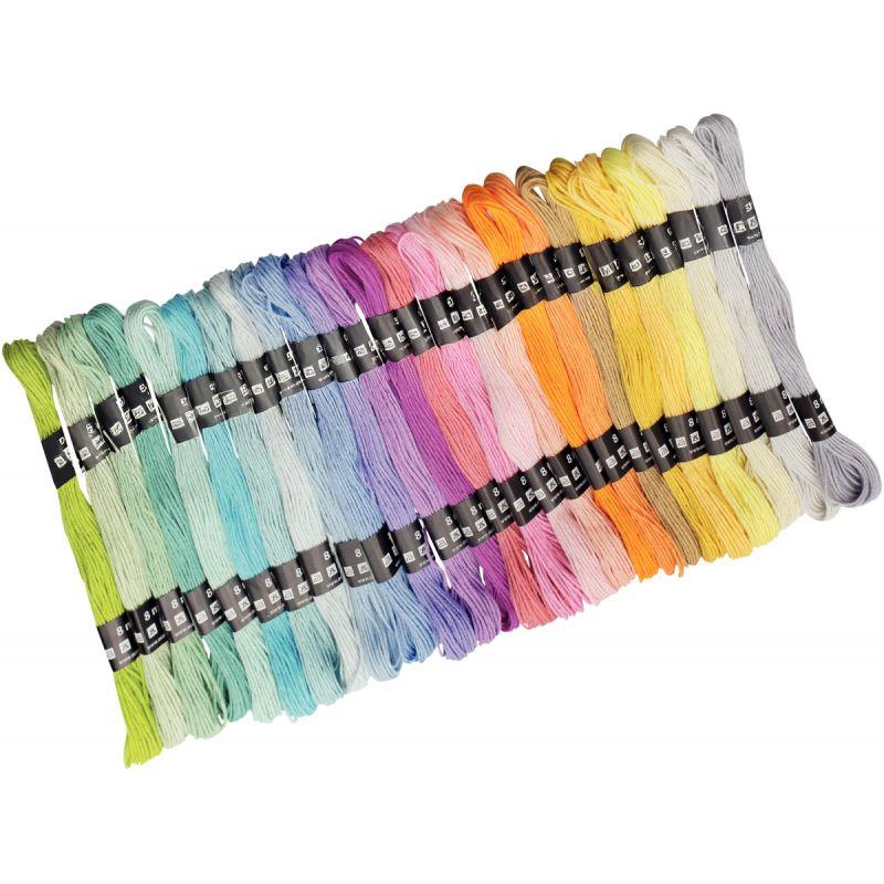 Image de  Sachet de 52 écheveaux pour bracelets brésilien pastel 