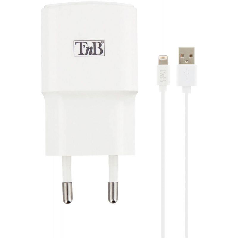 Image de  Chargeur secteur avec cordon USB-A vers Lightning 