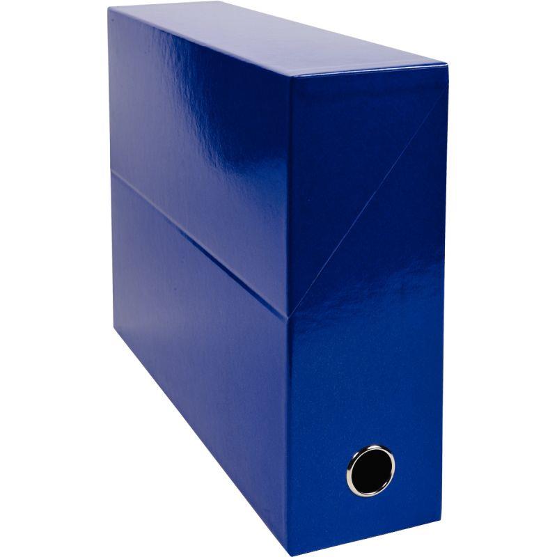 Image de  Boite de transfert IDERAMA, dos 9 cm, bleu foncé 
