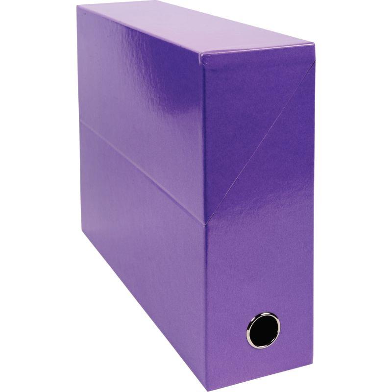 Image de  Boite de transfert IDERAMA, dos 9 cm, violet 
