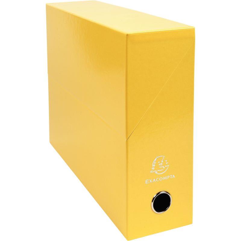 Image de  Boite de transfert IDERAMA, dos 9 cm, jaune 