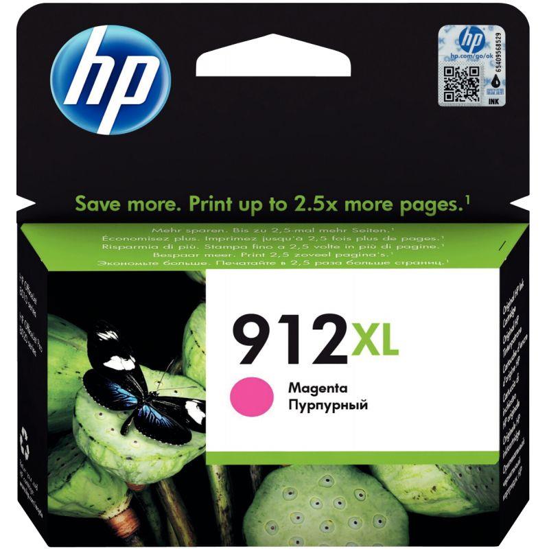 Image de  HP 912XL cartouche d''encre magenta grande capacité authentique (3YL82AE) 