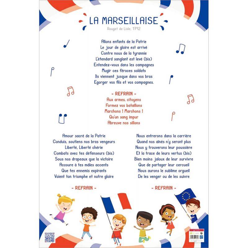 Image de  Poster en PVC 76x52cm la Marseillaise 