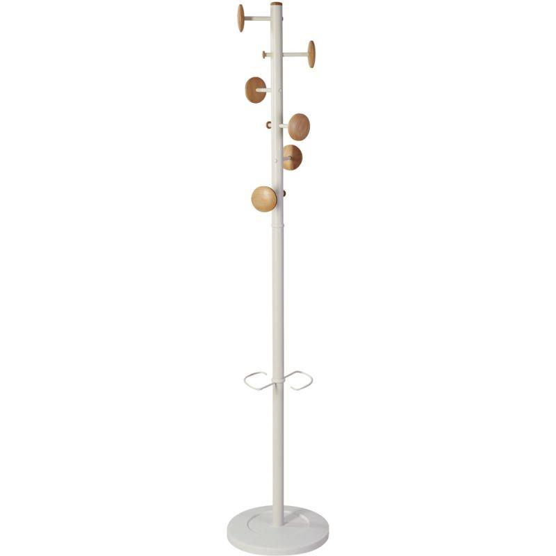 Image de  Portemanteau Music blanc et bois 