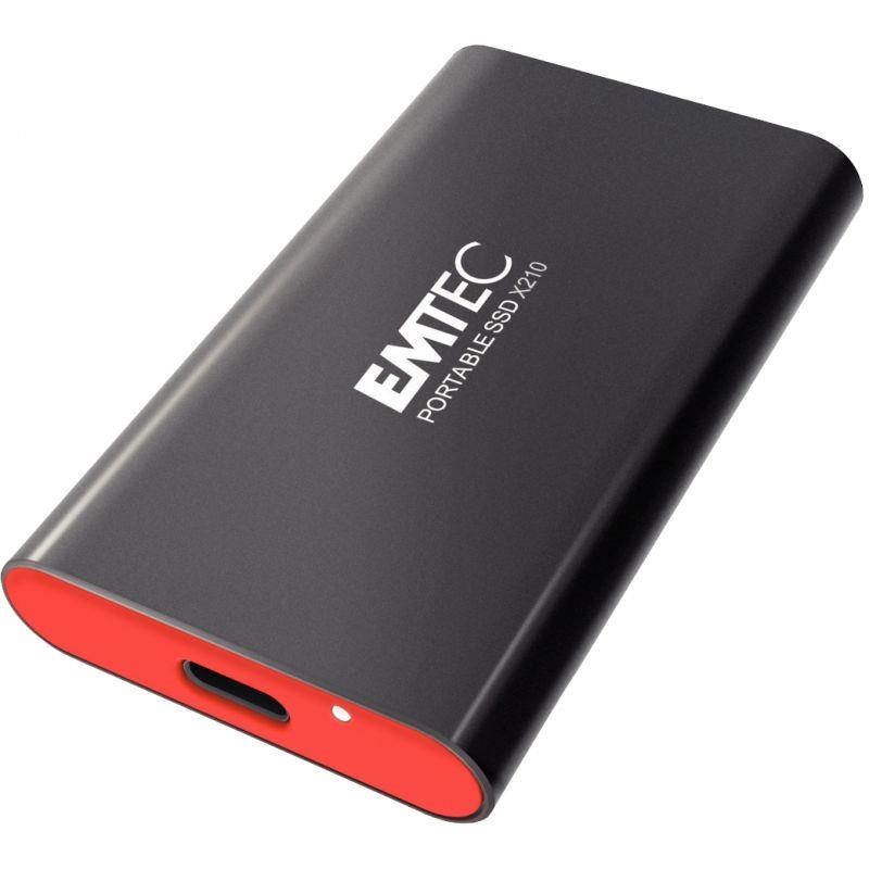 Image de  Unité de stockage portable SSD Emtec X210 USB 3.1 512 Go 