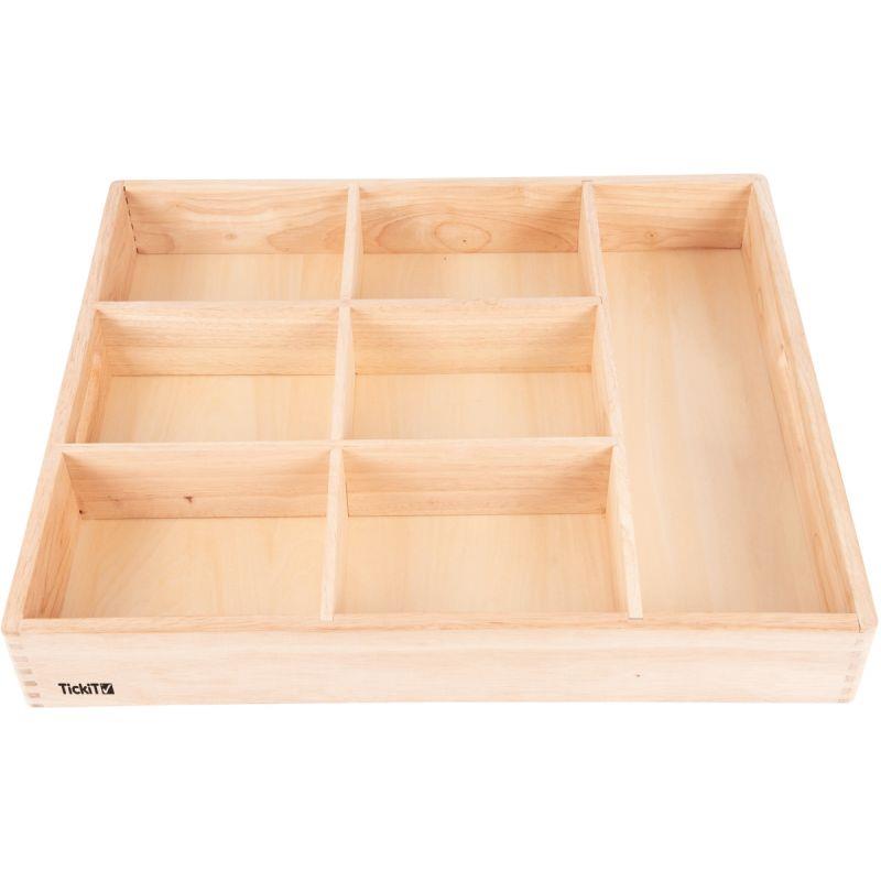Image de  Plateau en bois 7 compartiments 
