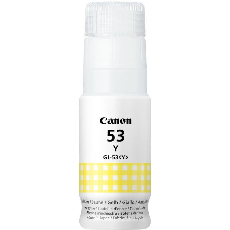 Image de  Canon 53 flacon d''encre jaune authentique (GI53Y) 