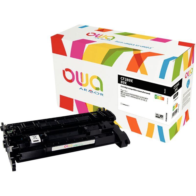 Image de  OWA cartouche laser noire haute capacité remanufacturée compatible HP 89X (CF289X) 