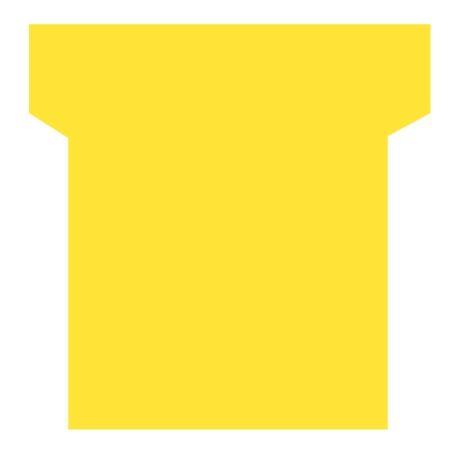 Image de  Paquet de 100 fiches planning indice 1,5 jaune 
