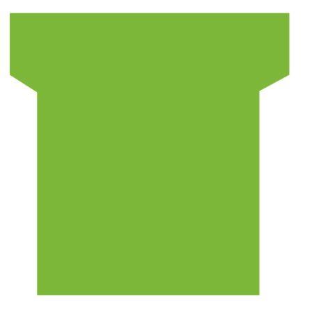 Image de  Paquet de 100 fiche planning indice 2 vert 