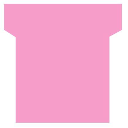 Image de  Paquet de 100 fiche planning indice 2 rose 