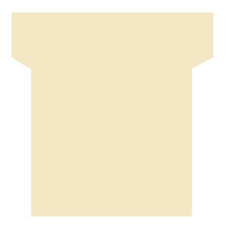 Image de  Paquet de 100 fiche planning indice 2 beige 