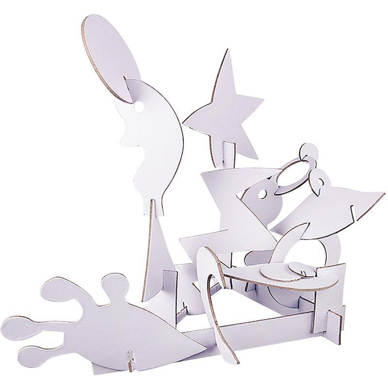 Image de  Lot de 5 sculptures carton Swing 