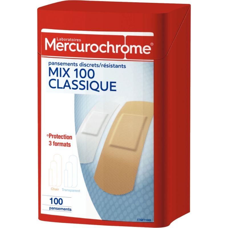 Image de  Boite de 100 pansements mix classique 