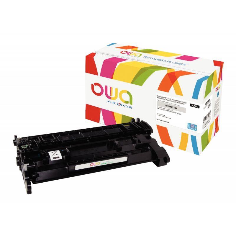 Image de  OWA cartouche laser noire jumbo remanufacturée compatible HP 26X (CF226X) 