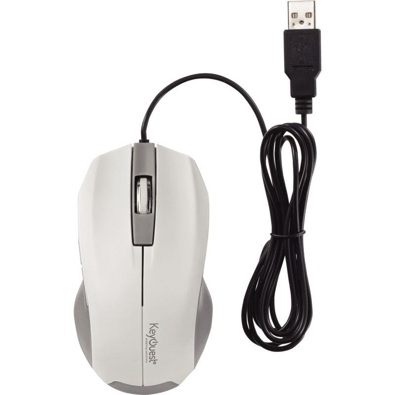 Image de  Souris filaire optique KeyOuest Expert couleur blanc 