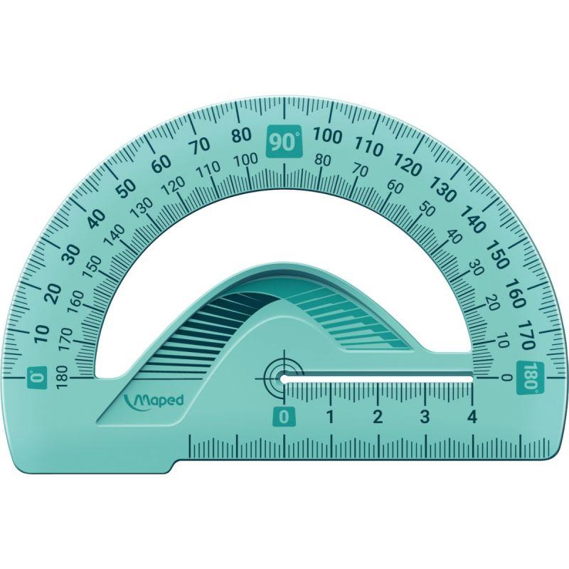 Image de  Rapporteur 180° 12cm incassable 