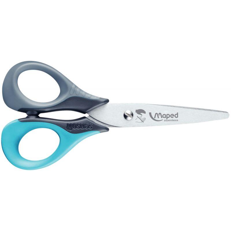 Image de  Blister ciseaux SENSOFT pour gaucher 13cm 