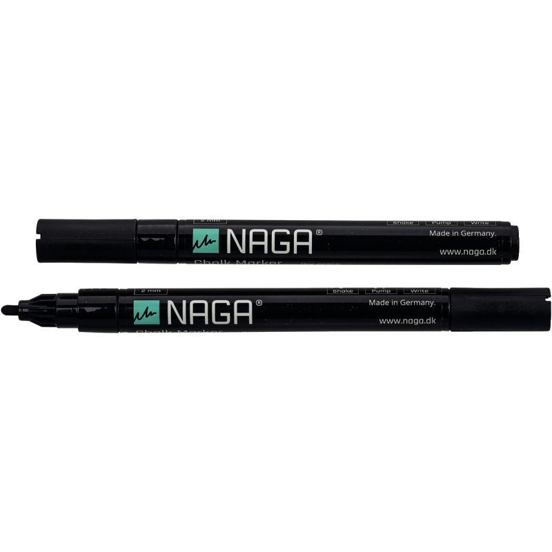 Image de  Blister 2 marqueurs effaçables 2mm noirs 