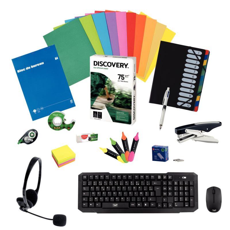 Image de  Kit papeterie et communication télétravail 