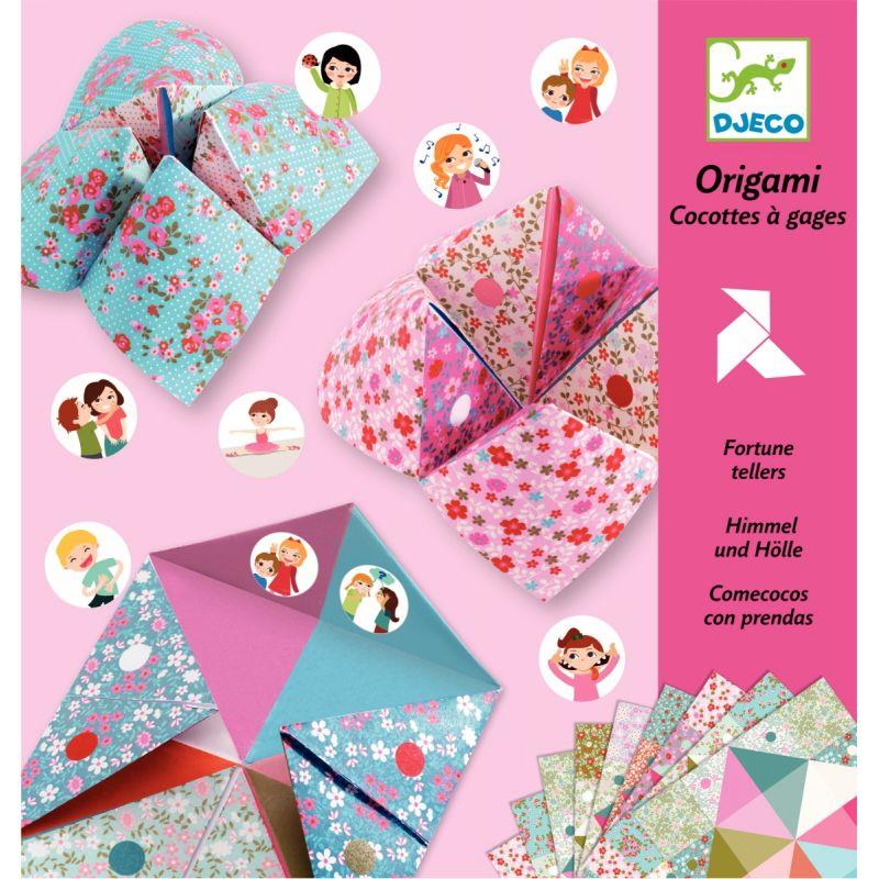 Image de  Origami cocottes à gages fleurs 