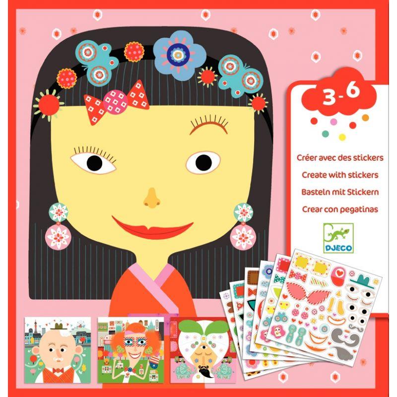 Image de  Set stickers tous différents 