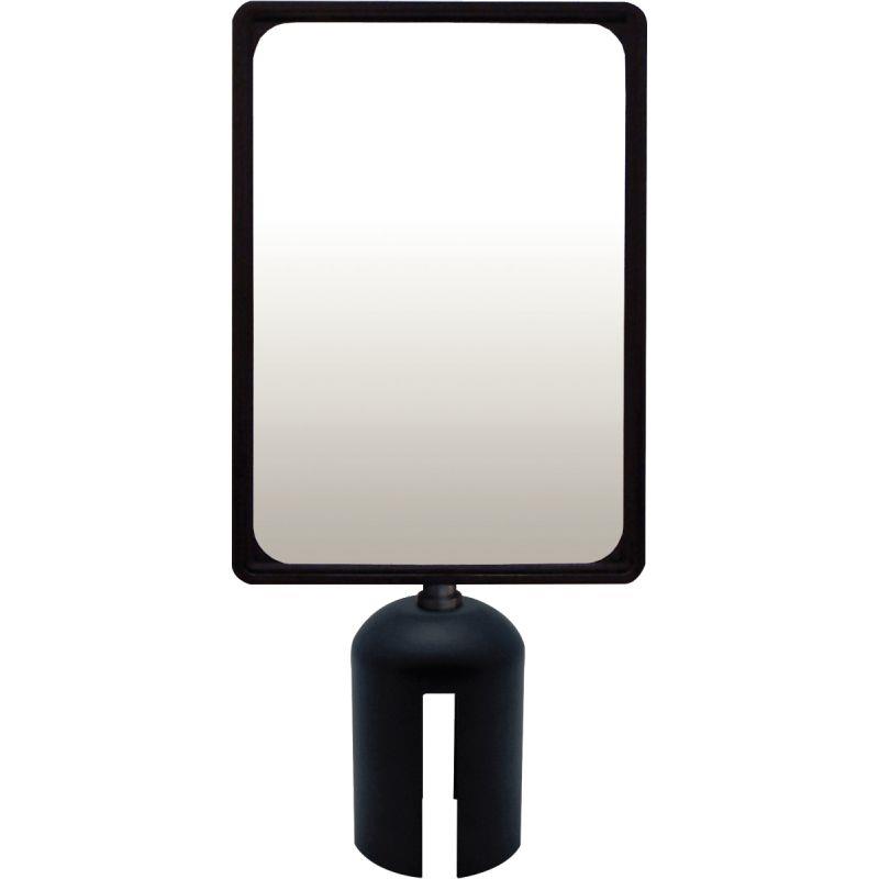 Image de  Panneau d''affichage 210x297mm noir pour poteau 