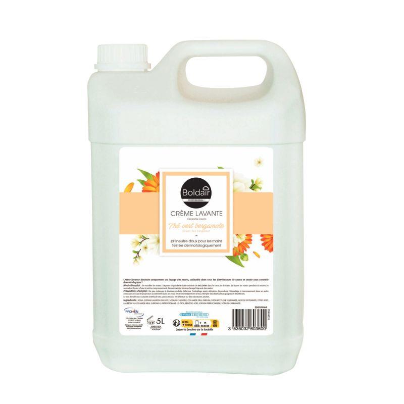 Image de  Bidon 5L crème nettoyante thé vert bergamote 