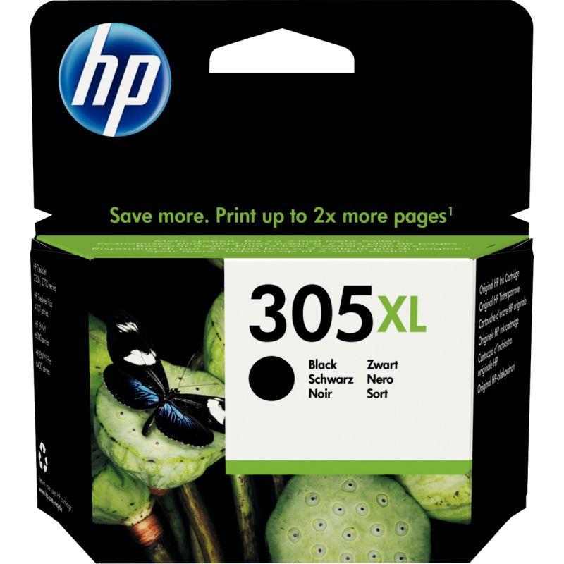 Image de  HP 305XL cartouche d''encre noire grande capacité authentique (3YM62AE) 