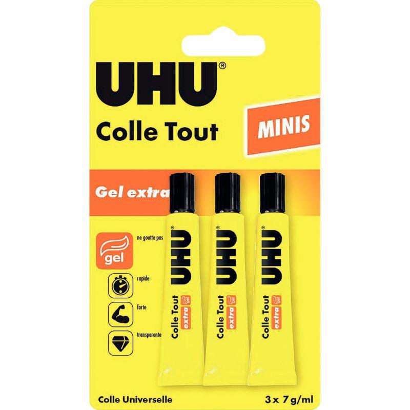 Image de  Lot de 3 tubes 7ml colle gel 