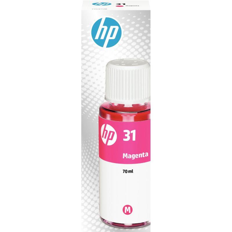 Image de  HP 31 flacon d''encre magenta authentique (1VU27AE) 