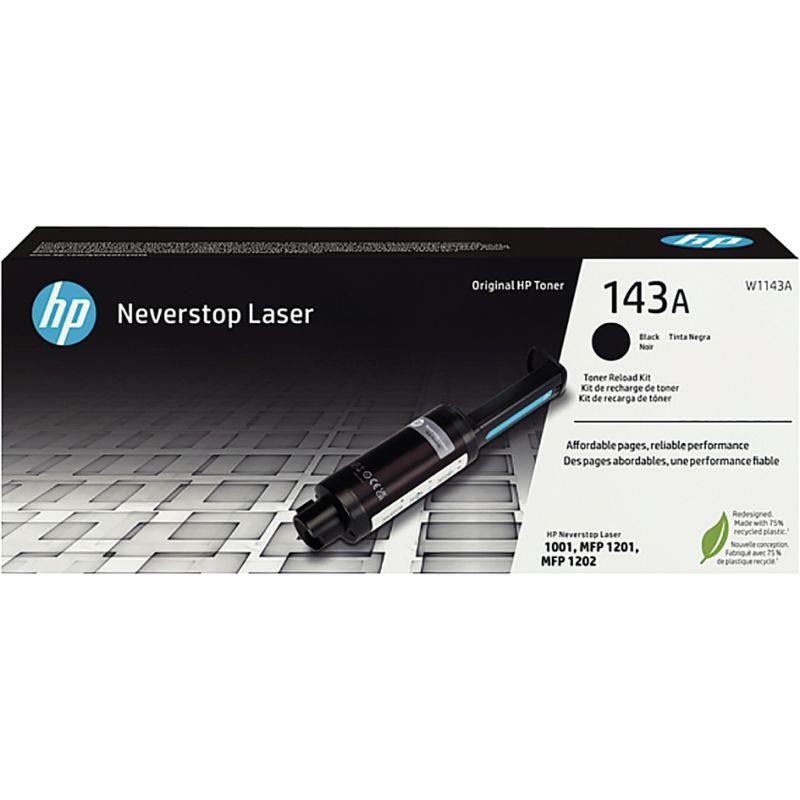 Image de  HP 143A recharge de toner noir authentique (W1143A) 