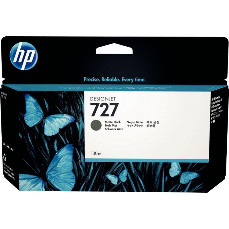 Image de  HP 727 cartouche d''encre noire mat authentique (B3P22A) 