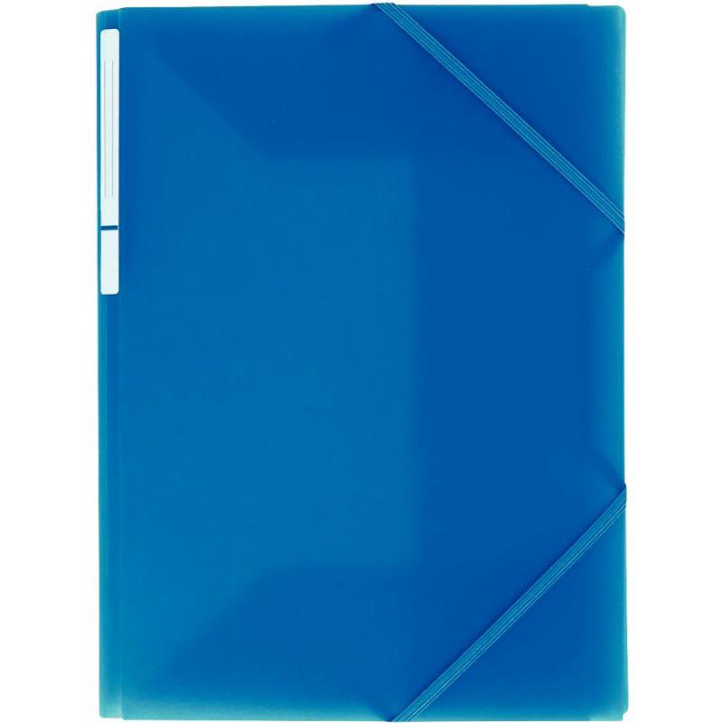 Image de  Chemise 3 rabats à élastiques COLOR FRESH en polypropylène, bleu roi 