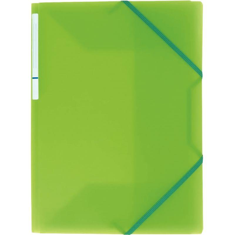 Image de  Chemise 3 rabats à élastiques COLOR FRESH en polypropylène, vert clair 