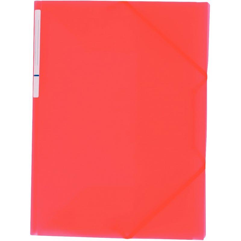 Image de  Chemise 3 rabats à élastiques COLOR FRESH en polypropylène, rouge 