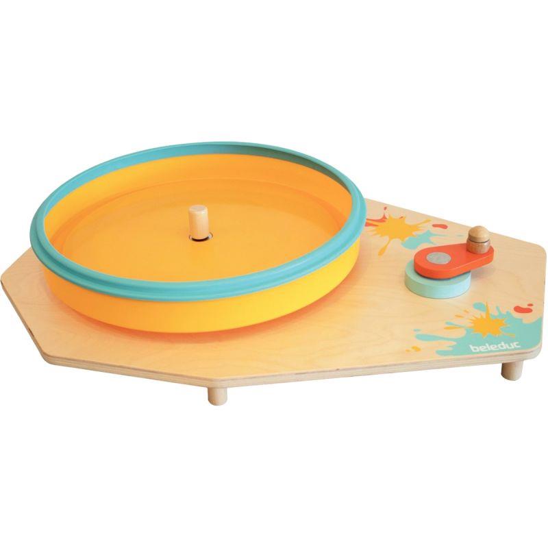 Image de  Centrifugeuse de peinture, en bois 