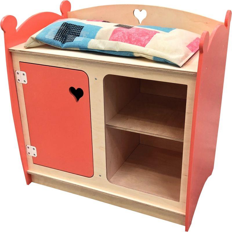 Image de  Table à langer en bois pour poupées 