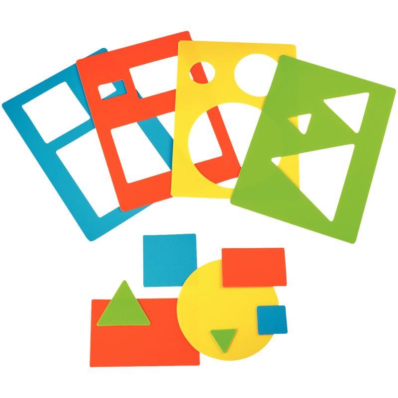 Image de  Lot de 4 traceurs formes géométriques 