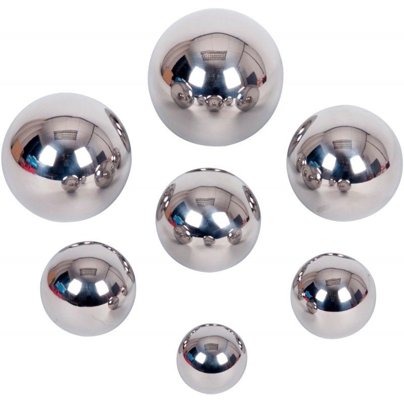 Image de  Boite de 7 balles sonores coloris argent 