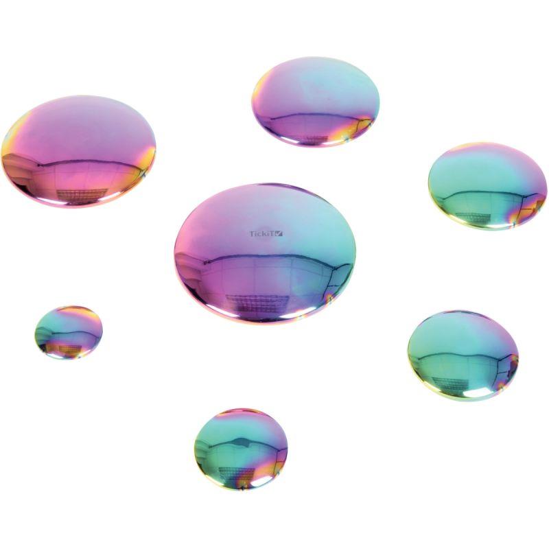 Image de  Boite de 7 galets arc-en-ciel tailles assorties 