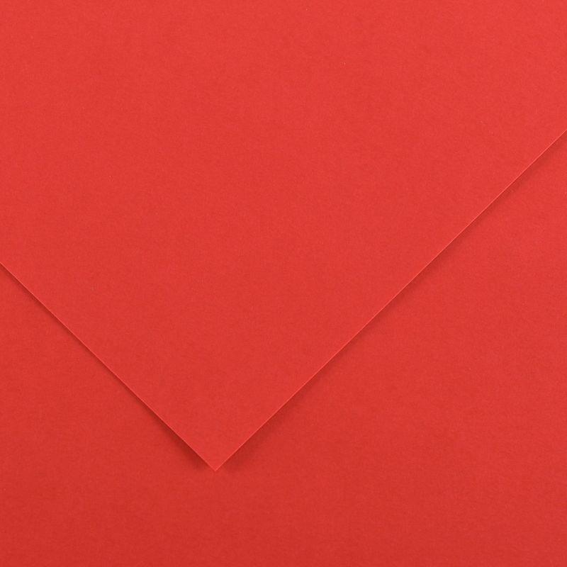 Image de  Paquet de 10 feuilles Colorline 50x65 cm 150 g rouge 