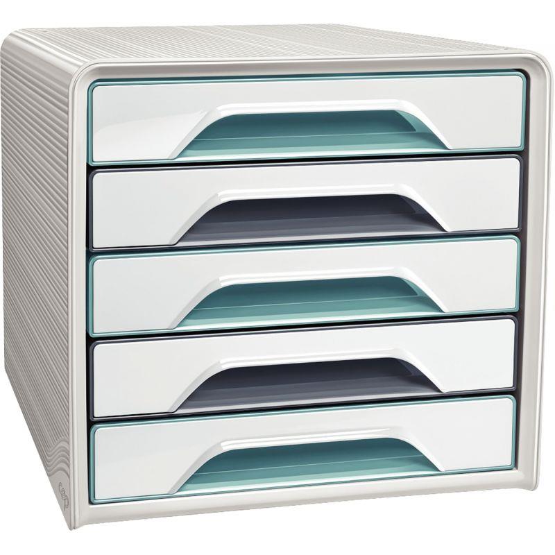 Image de  Module 5 tiroirs SMOOVE blanc/riviera 