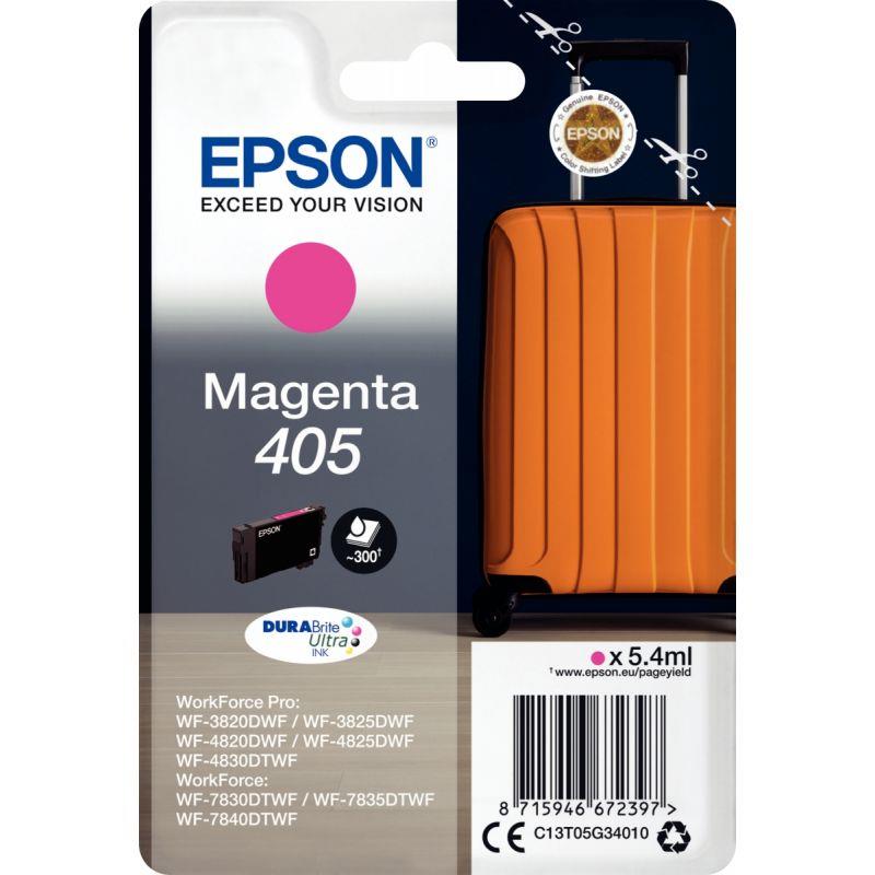 Image de  Epson VALISE / 405 cartouche jet d''encre magenta authentique (T05G340) 