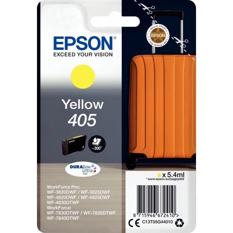 Image de  Epson VALISE / 405 cartouche jet d''encre jaune authentique (T05G440) 