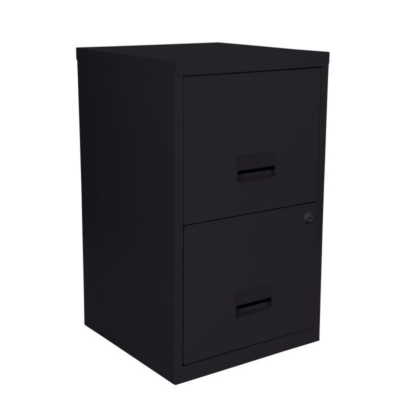 Image de  Classeur 2 tiroirs pour dossiers suspendus Eco anthracite 